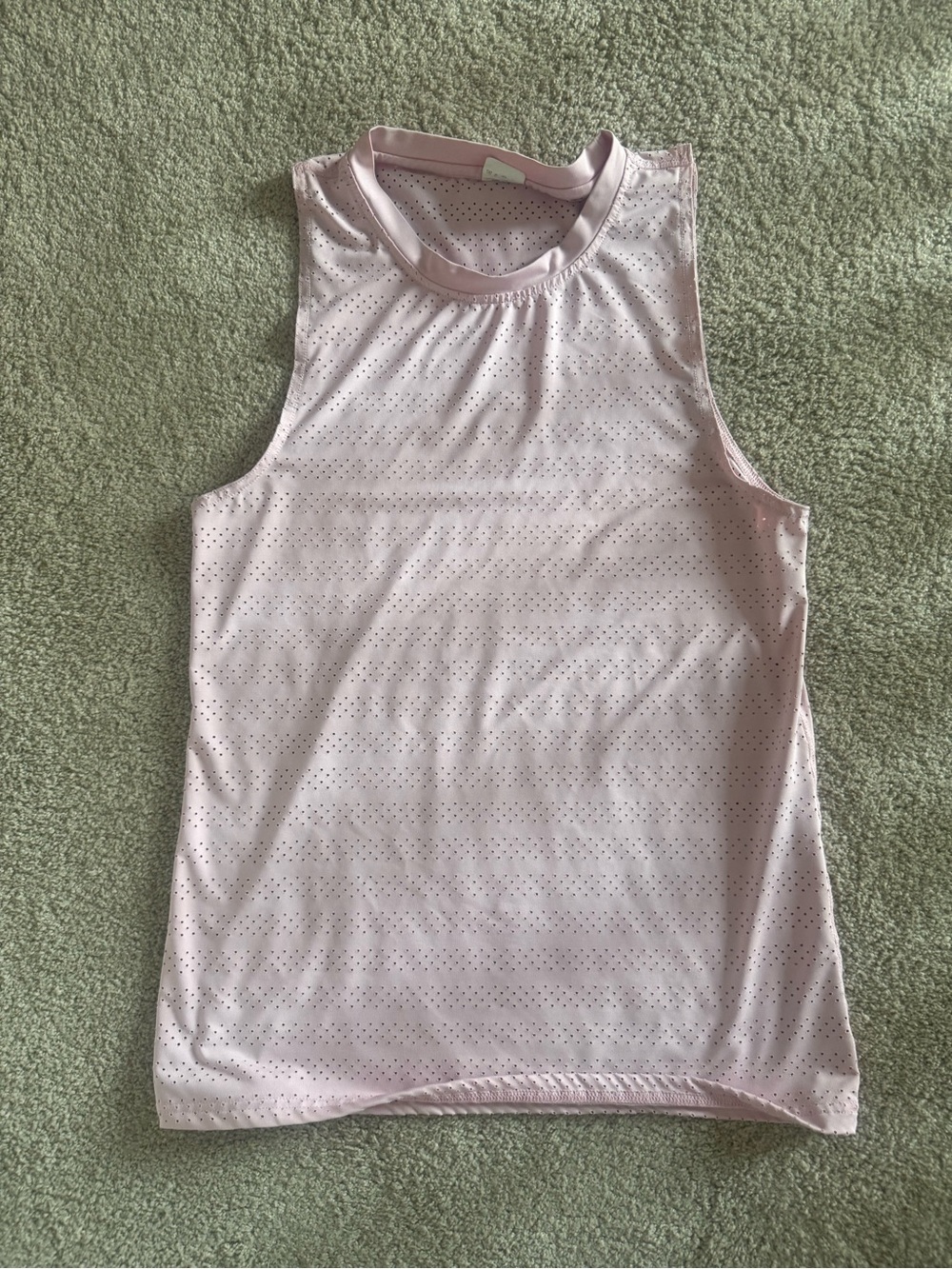 Zyia Light Pink Sleeveless Performance Tank Top